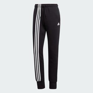 🆕adidas Women's Must Haves 3-Stripes Tapered Pants, XS, S, M -Black/White,Auth.
